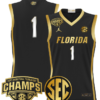 Team Jersey #1 Florida Gators 2025 SEC Champions Stitched Basketball 11 Team Jersey #1 Florida Gators 2025 SEC Champions Stitched Basketball