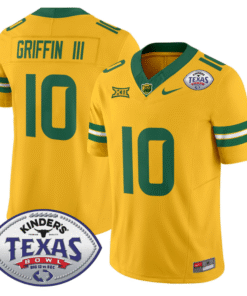 Alternative view of Robert Griffin III Jersey #10 Baylor Bears 2024 Texas Bowl Patch All Stitched Football