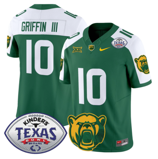 Robert Griffin III Jersey #10 Baylor Bears 2024 Texas Bowl Patch All Stitched Football - Image 6