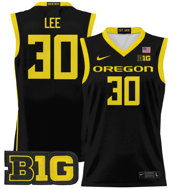 Ron Lee Jersey #30 Oregon Ducks 2024 Lightweight Basketball All Stitched 3 Ron Lee Jersey #30 Oregon Ducks 2024 Lightweight Basketball All Stitched - Image 3