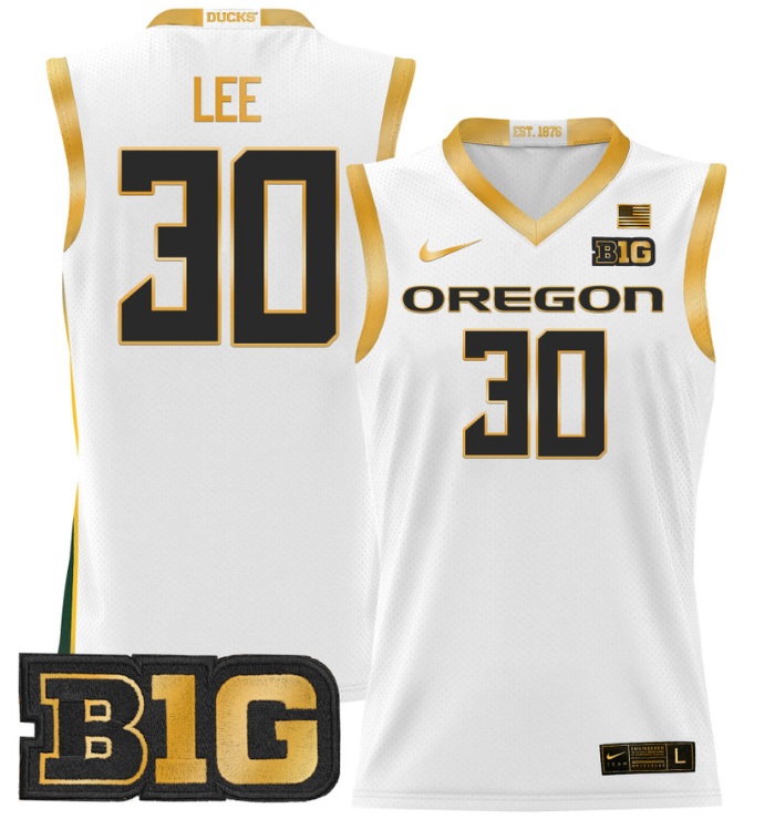 Ron Lee Jersey #30 Oregon Ducks 2024 Lightweight Basketball All Stitched 6 Ron Lee Jersey #30 Oregon Ducks 2024 Lightweight Basketball All Stitched - Image 6