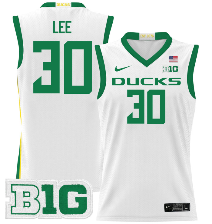 Ron Lee Jersey #30 Oregon Ducks 2024 Lightweight Basketball All Stitched 5 Ron Lee Jersey #30 Oregon Ducks 2024 Lightweight Basketball All Stitched - Image 5