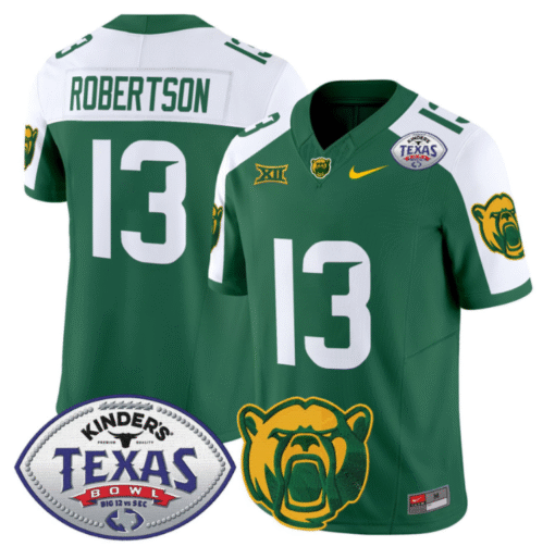 Sawyer Robertson Jersey #13 Baylor Bears 2024 Texas Bowl All Stitched Football - Image 3