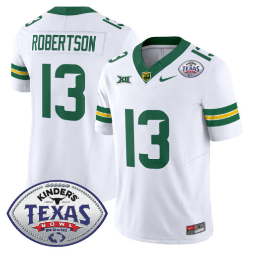 Sawyer Robertson Jersey #13 Baylor Bears 2024 Texas Bowl All Stitched Football - Image 4