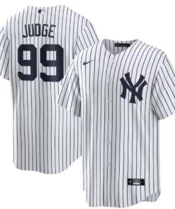 New York Yankees Aaron Judge White Home Replica Player Jersey