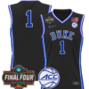Team Jersey #1 Duke Blue Devils 2025 Final Four Patch Basketball All Stitched