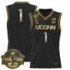 Team Jersey #1 UConn Huskies 2025 Big Eat Final Four Patch Stitched Basketball