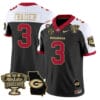 Nate Frazier Jersey #3 Georgia Bulldogs 2025 Sugar Bowl Patch Vapor Alternate Stitched Football