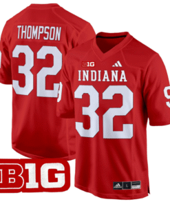 Anthony Thompson Jersey 32 Indiana Hoosiers 2024 Game V2 Football Crimson