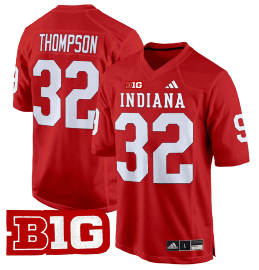 Anthony Thompson Jersey #32 Indiana Hoosiers 2024 Game V2 Stitched Football - Image 3