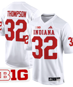 Anthony Thompson Jersey 32 Indiana Hoosiers 2024 Game V2 Football White