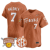 Ashton Maloney Jersey #7 Texas Longhorns 2025 National Champions Stitched Baseball 8 Ashton Maloney Jersey #7 Texas Longhorns 2025 National Champions Stitched Baseball