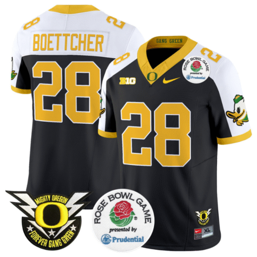 Bryce Boettcher Jersey #28 Oregon Ducks Rose Bowl Stitched Football