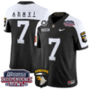 Bastogne Jersey #7 Army Black Knights Independence Bowl Patch Stitched Football