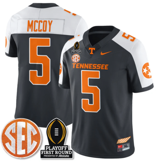 Bru McCoy Jersey #5 Tennessee Vols Playoff First Round Patch Stitched Football - Image 6