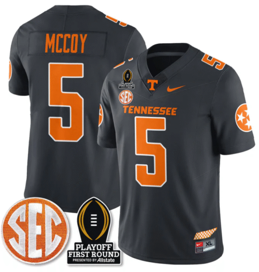 Bru McCoy Jersey #5 Tennessee Vols Playoff First Round Patch Stitched Football - Image 3