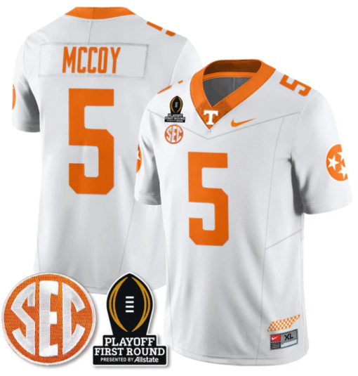 Bru McCoy Jersey #5 Tennessee Vols Playoff First Round Patch Stitched Football - Image 2