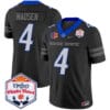 Maddux Madsen Jersey #4 Boise State Broncos 2025 Fiesta Bowl Patch Vapor Stitched Football