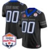 Custom Boise State Broncos Jersey 2025 Fiesta Bowl Patch Vapor Stitched Football