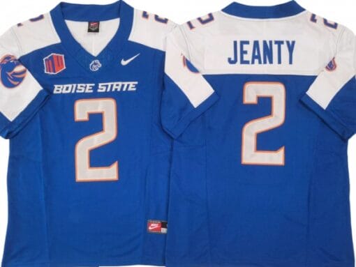 Ashton Jeanty Jersey #2 Boise State Broncos Vapor F.U.S.E. Limited Stitched Football - Image 5