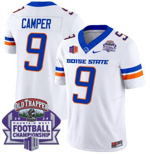 Cameron Camper Jersey #9 Boise State Broncos 2024 Championship Stitched Football - Image 2