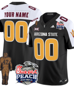 Custom Sun Devils Pat Tillman Jersey Arizona State Peach Bowl V2 Stitched Football
