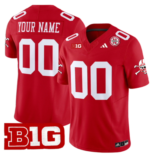 Custom Nebraska Cornhuskers Jersey 2024 Vapor Stitched Football - Image 3