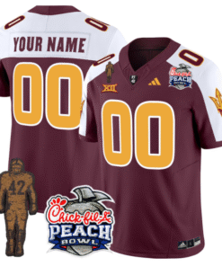 Custom Sun Devils Pat Tillman Jersey Arizona State Peach Bowl V2 Stitched Football 20 CA6A8DI