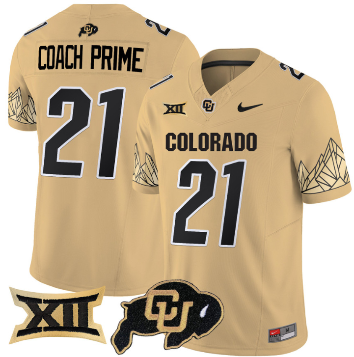Coach Prime Jersey #21 Colorado Buffaloes Vapor Limited Stitched Football 6 Coach Prime Jersey #21 Colorado Buffaloes Vapor Limited Stitched Football - Image 6