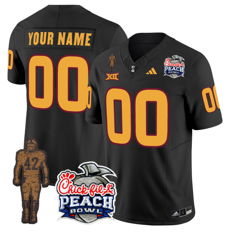 Custom Sun Devils Pat Tillman Jersey Arizona State Peach Bowl V2 Stitched Football 11 Custom Sun Devils Pat Tillman Jersey Arizona State Peach Bowl V2 Stitched Football - Image 11