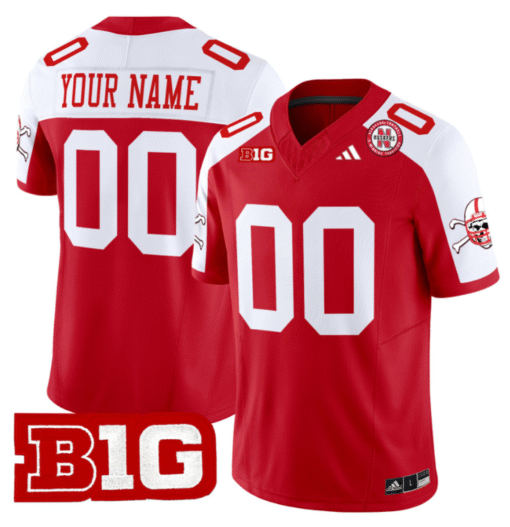 Custom Nebraska Cornhuskers Jersey 2024 Vapor Stitched Football - Image 4