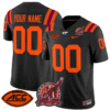 Custom Virginia Tech Hokies Jersey Coach Frank Beamer Patch Stitched Football