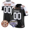 Custom Texas Longhorns Jersey Name, Number Cotton Bowl Patch Stitched Football