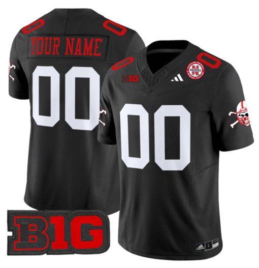 Custom Nebraska Cornhuskers Jersey 2024 Vapor Stitched Football - Image 5