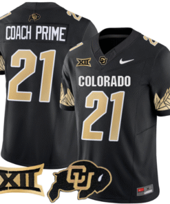 Coach Prime Jersey #21 Colorado Buffaloes Vapor Limited Stitched Football