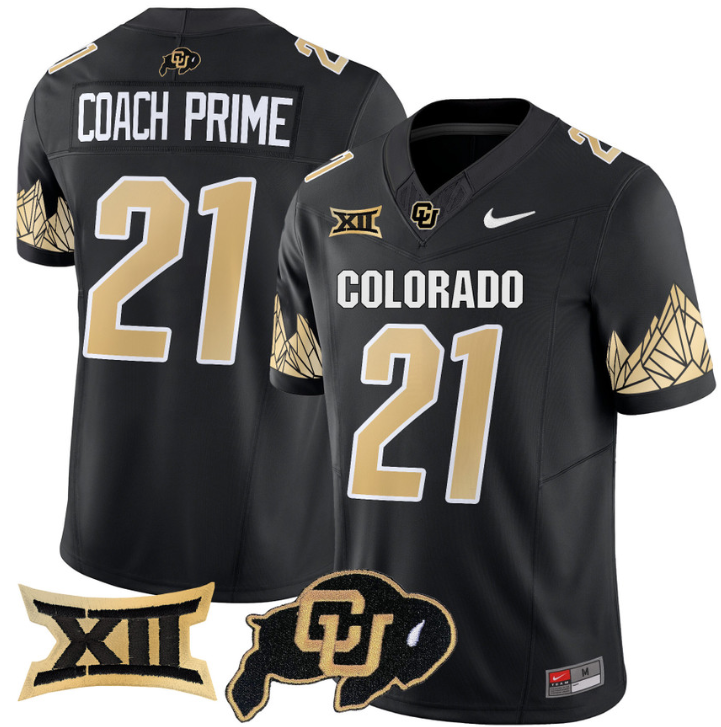 Coach Prime Jersey #21 Colorado Buffaloes Vapor Limited Stitched Football 1 Coach Prime Jersey #21 Colorado Buffaloes Vapor Limited Stitched Football