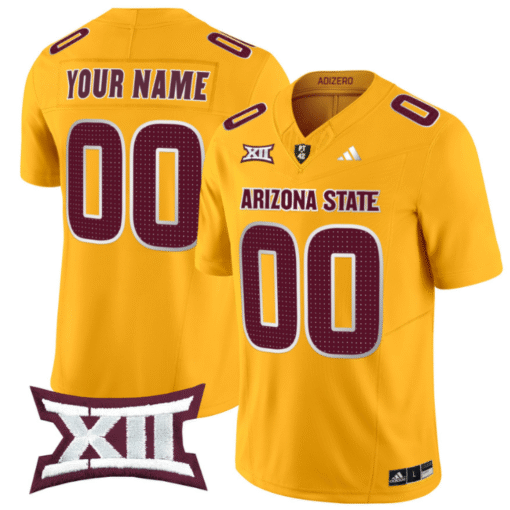 Custom Arizona State Sun Devils Jersey Name, Number 2024 Vapor Stitched Football - Image 4