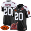 Caleb Woodson Jersey #20 Virginia Tech Hokies Coach Frank Beamer Stitched Football