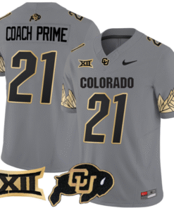 Coach Prime Jersey #21 Colorado Buffaloes Vapor Limited Stitched Football 10 COY8MBU