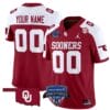 Custom Oklahoma Sooners Jersey 2025 Armed Forces Bowl Patch Vapor Stitched Football
