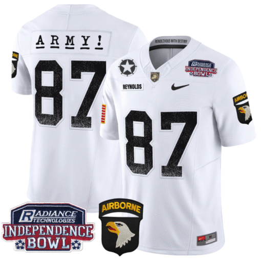 Casey Reynolds Jersey #87 Army Black Knights Independence Bowl Patch Stitched Football - Image 2
