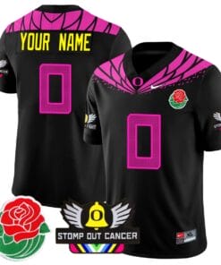 Custom Oregon Ducks Jersey 2024 Rose Bowl Patch Stitched Football