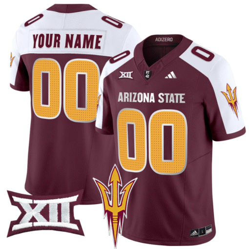 Custom Arizona State Sun Devils Jersey Name, Number 2024 Vapor Stitched Football - Image 3