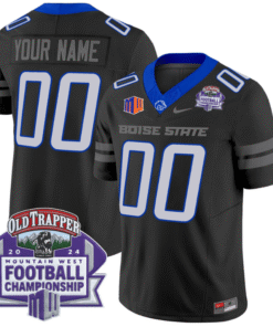 Custom Boise State Broncos Jersey 2024 Championship Patch Stitched Football