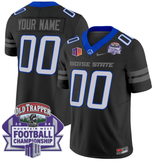 Custom Boise State Broncos Jersey 2024 Championship Patch Stitched Football