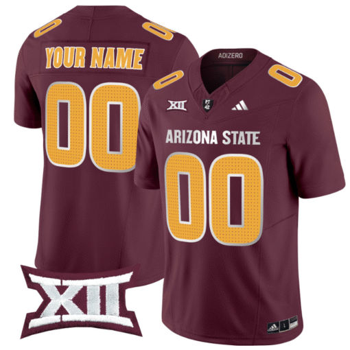 Custom Arizona State Sun Devils Jersey Name, Number 2024 Vapor Stitched Football - Image 2