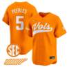 Cannon Peebles Jersey #5 Tennessee Vols 2025 Premier Limited Stitched Baseball