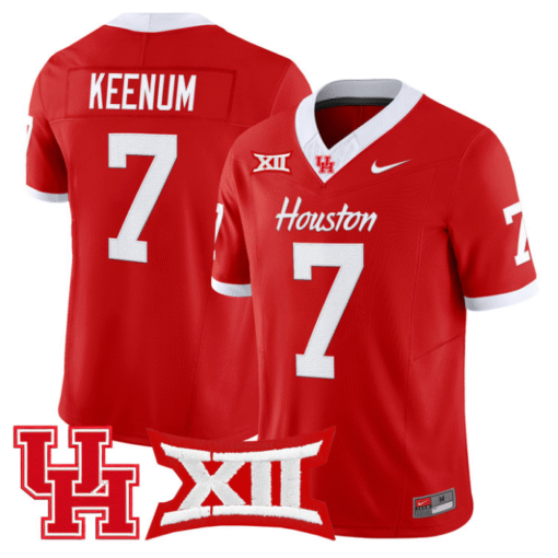 Case Keenum Jersey #7 Houston Cougars 2025 Vapor Limited Stitched Stitched Football - Image 3