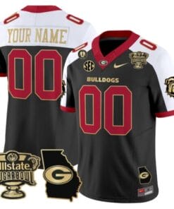 Custom Georgia Bulldogs Jersey 2025 Sugar Bowl Patch Vapor Limited Stitched Football