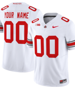Alternative view of Custom Ohio State Buckeyes Jersey Name, Number Stitched Football